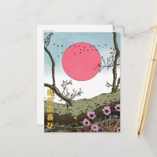 The Joy Of Nature Announcement Postcard