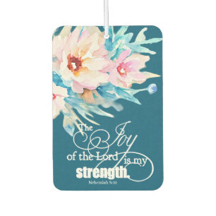 The Joy of the Lord floral Air Freshener