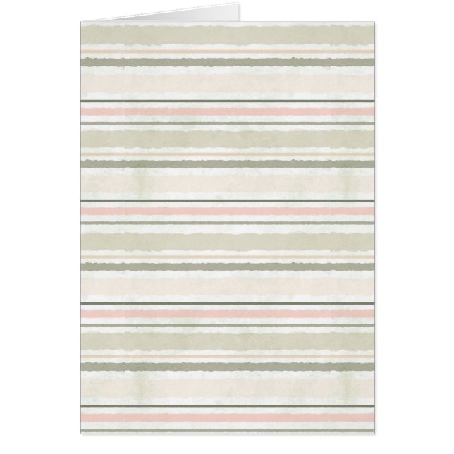 The Joy of White | Watercolor Stripes Pattern (Front)
