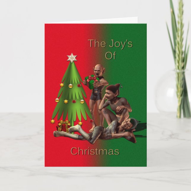 The Joy's Of Christmas Holiday Card (Front)