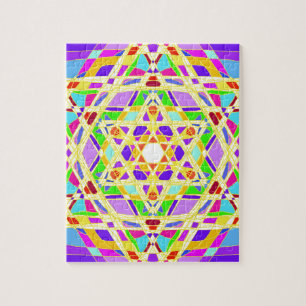The Judaical vitrail. Jigsaw Puzzle