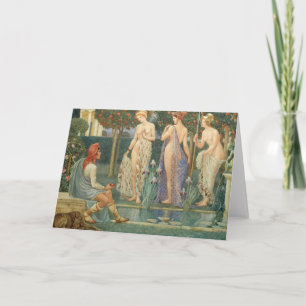 The Judgment of Paris   Walter Crane Card