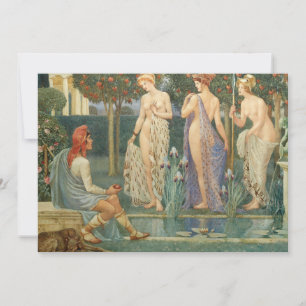 The Judgment of Paris   Walter Crane Card