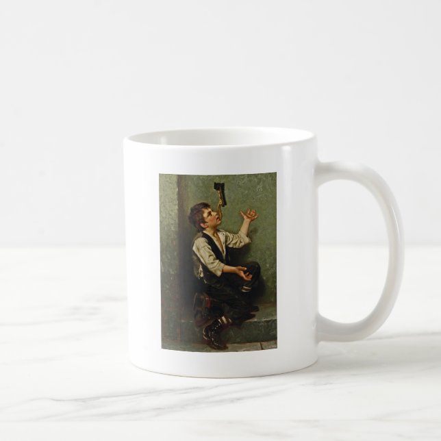 The Juggler 1882 ~ Shoe Shine Boy Coffee Mug (Right)