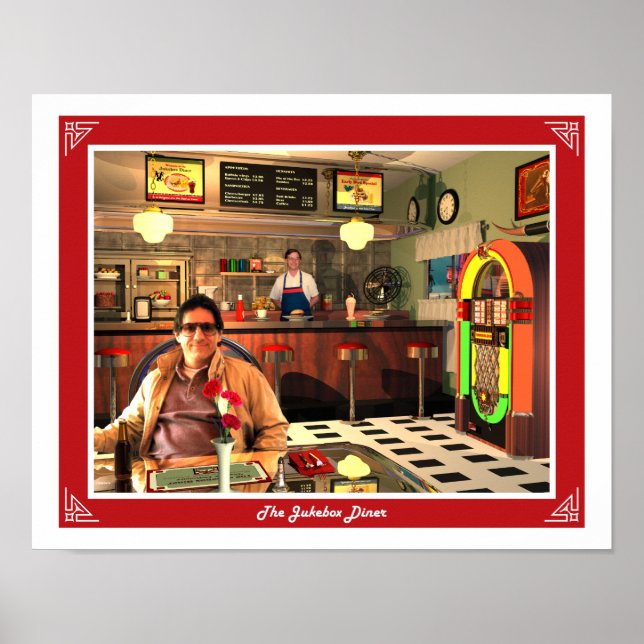 The Jukebox Diner Poster (Front)