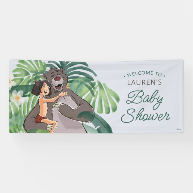 The Jungle Book Baby Shower Banner (Horizontal)