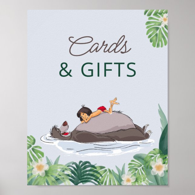 The Jungle Book Baby Shower Poster (Front)