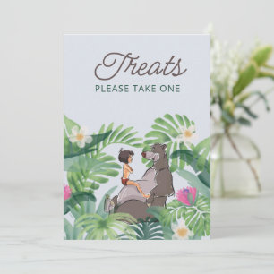 The Jungle Book Baby Shower Take a Treat Invitation