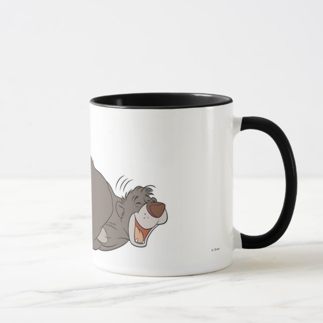 The Jungle Book Baloo laughing on the ground Mug (Right)