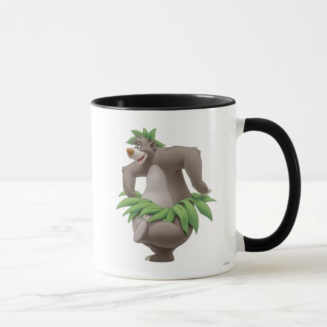 The Jungle Book Baloo with Grass Skirt Disney Mug (Right)
