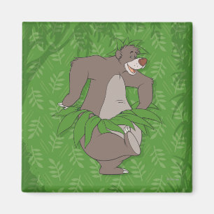The Jungle Book Baloo with Grass Skirt Magnet