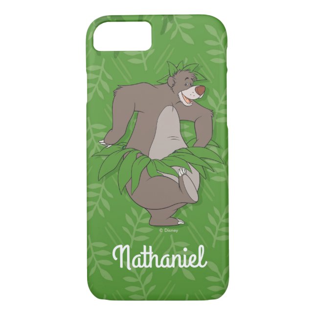 The Jungle Book Baloo with Grass Skirt | Your Name Case-Mate iPhone Case (Back)