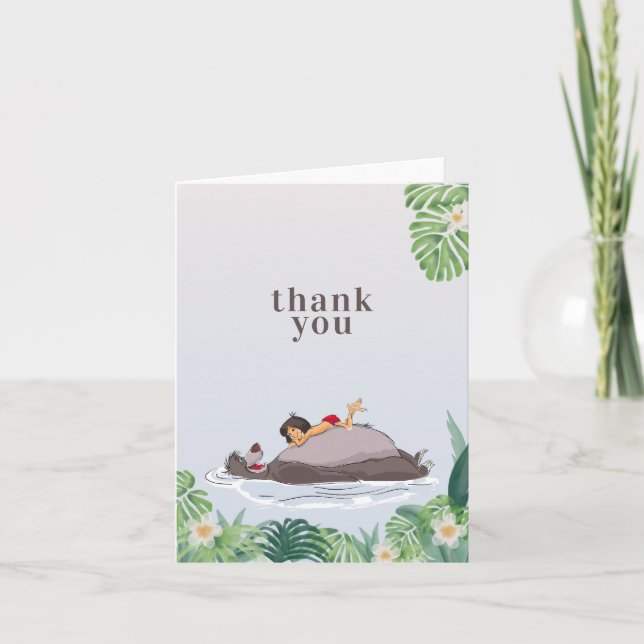 The Jungle Book Birthday Thank You Card (Front)