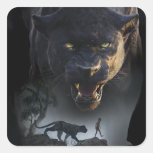 The Jungle Book   Push the Boundaries Square Sticker