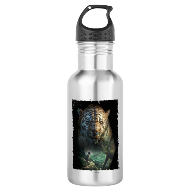 The Jungle Book | Shere Khan & Mowgli 532 Ml Water Bottle (Front)
