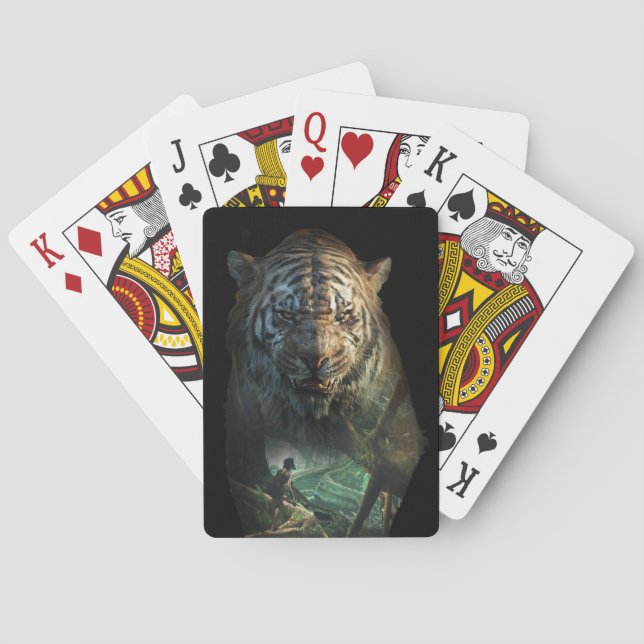 The Jungle Book | Shere Khan & Mowgli Playing Cards (Back)