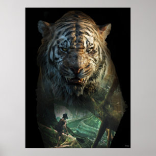 The Jungle Book   Shere Khan & Mowgli Poster