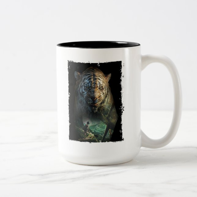 The Jungle Book | Shere Khan & Mowgli Two-Tone Coffee Mug (Right)