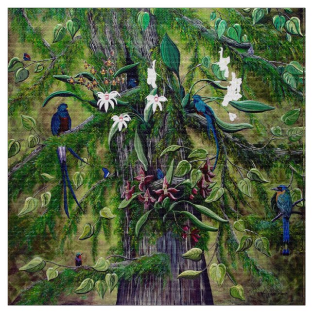 The Jungle of Guatemala fabric (Swatch)