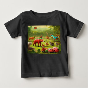 The Jungle Olympics: A Roaring Adventure Begins Baby T-Shirt