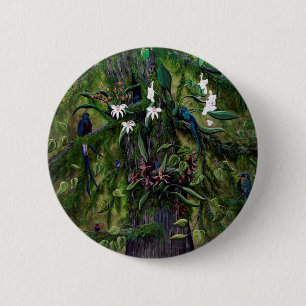 The Jungles of Tikal 2 Inch Round Button