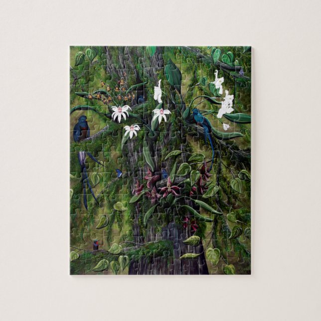 The Jungles of Tikal Jigsaw Puzzle (Vertical)