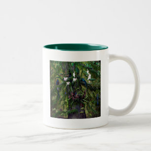 The Jungles of Tikal Two-Tone Coffee Mug