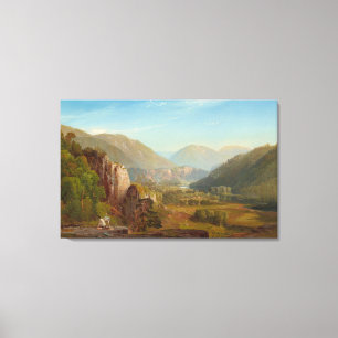 The Juniata River, Pennsylvania by Thomas Moran Canvas Print