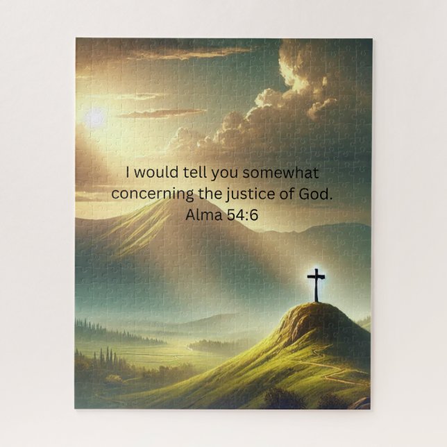 The Justice of God Inspirational Puzzle (Vertical)