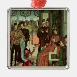 The Justice of the Emperor Otto: Trial by Fire Metal Ornament