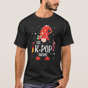 The K Pop Gnome Matching Family Christmas Gnome Pa T-Shirt