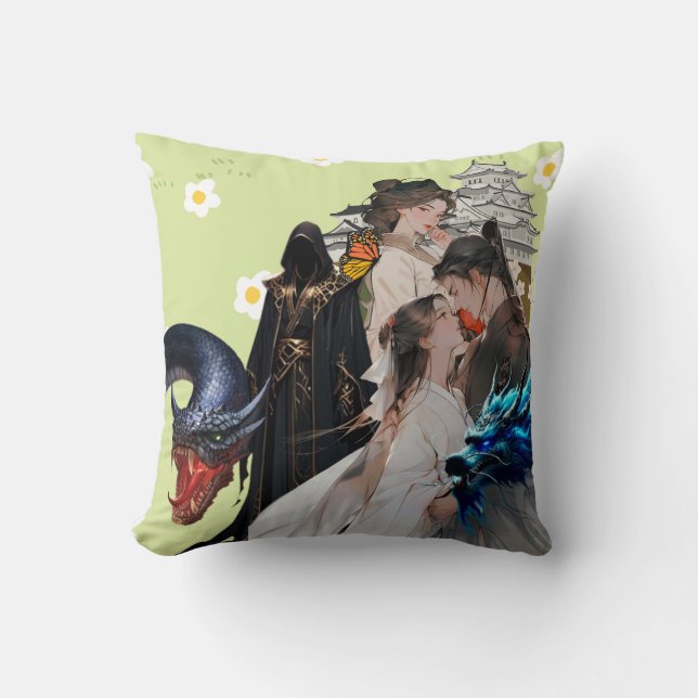 The Kaelithian World Pillow (Front)