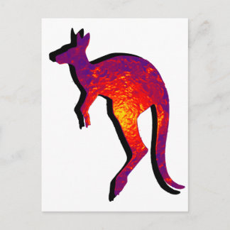 THE KANGAROOS HOP POSTCARD