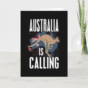 The Kangaroos In Australia Card