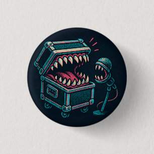 The Karaoke Mimic 1 Inch Round Button