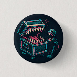 The Karaoke Mimic 1 Inch Round Button