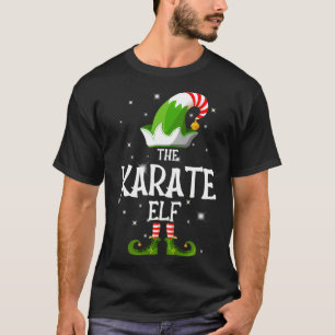 The Karate Elf Family Matching Group Christmas T-Shirt