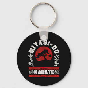 The Karate Kid Miyagi-Do Arched Tree Retro Movie Keychain