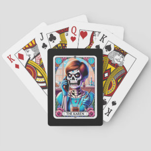 The Karen's Skeleton Women Tarot Poker Cards