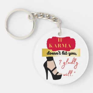 THE KARMA QUOTE KEYCHAIN