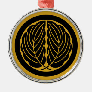 The Kashiwa Are Held in A Circle Metal Ornament