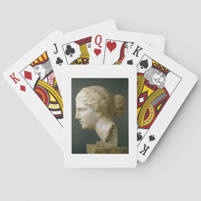The Kauffmann Head, Roman (marble) Playing Cards (Back)
