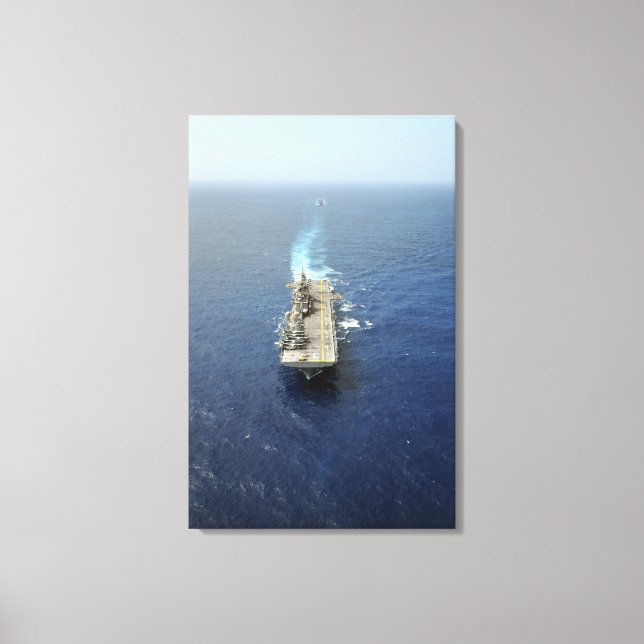 The Kearsarge Amphibious Ready Group Canvas Print (Front)