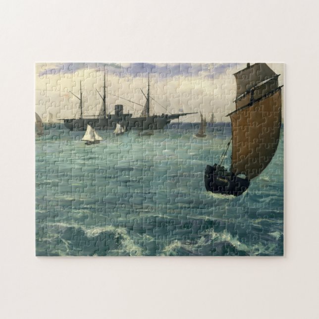 The ‘Kearsarge’ at Boulogne | Édouard Manet Jigsaw Puzzle (Horizontal)
