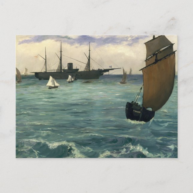 The ‘Kearsarge’ at Boulogne | Édouard Manet Postcard (Front)