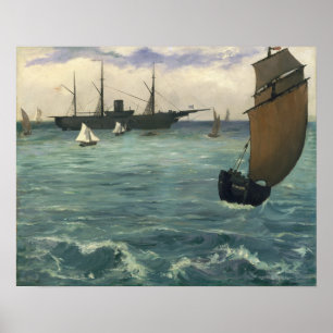 The Kearsarge at Boulogne Poster