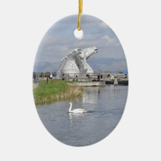 the Kelpies , Helix Park , Falkirk Ceramic Ornament