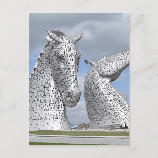 the Kelpies ,  Helix Park , Falkirk , Scotland Postcard (Front)