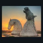The Kelpies Photo Print<br><div class="desc">This is an image of the Kelpies, a relatively new tourist attraction near Falkirk, Central Scotland. The Kelpies sculpture was conceived to pay homage to the working horses of the Forth and Clyde Canal, who worked the toe-paths hauling barges along this historic industrial artery in Scotland of the past. The...</div>