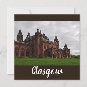 The Kelvingrove Glasgow Flat Square Card